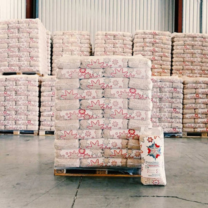 Pellets de Madeira Proxima Star – Palete de Pellets para Aquecimento