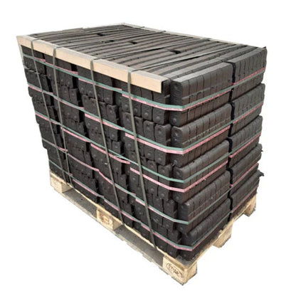 Briquetes de lignito, palete de 1 tonelada (40 embalagens de 25 kg)